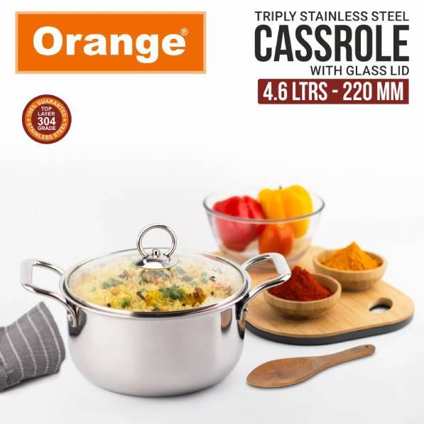 Orange Triply Casserole