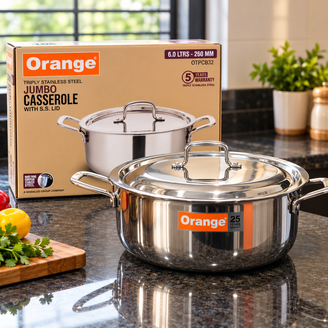Polished Jumbo Casserole Kitchen Showcase